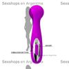 Estimulador vaginal con carga USB y 12 funciones de vibracion